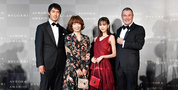 BVLGARI（ブルガリ）　ブルガリが今もっとも輝く女性たちに贈る「ブルガリ アウローラ アワード 2017」授賞式及びゴールデンカーペットセレモニーを開催