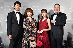 BVLGARI（ブルガリ）　ブルガリが今もっとも輝く女性たちに贈る「ブルガリ アウローラ アワード 2017」授賞式及びゴールデンカーペットセレモニーを開催