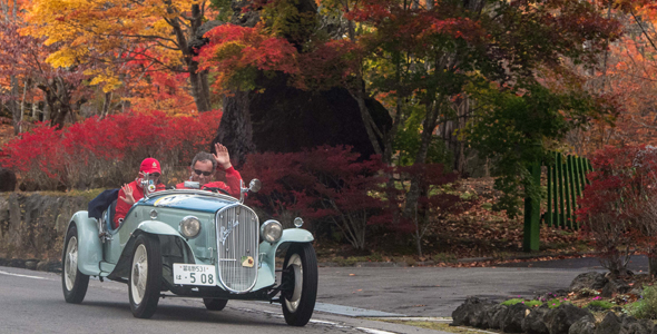 Cuervo y Sobrinos（クエルボ・イ・ソブリノス）　the 19th “La Festa Mille Miglia - The Vintage Car Festival”にてGiordano Mozzi氏がクエルボ・イ・ソブリノスを着用