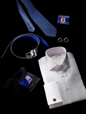 dunhill（ダンヒル） 勝負服。JOIN SAMURAI BLUE, WEAR THE TIE