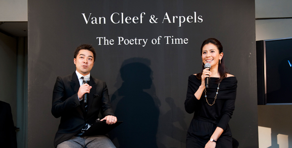 Van Cleef & Arpels（ヴァン クリーフ＆アーペル）　オープニングイベント、ゲストに長谷川理恵さんが登場